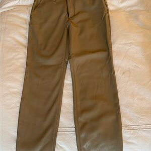 Tan leather pants - never worn!
